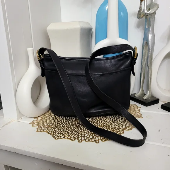 Coach Black Leather Worth Bag 4143 - Picture 1 of 11